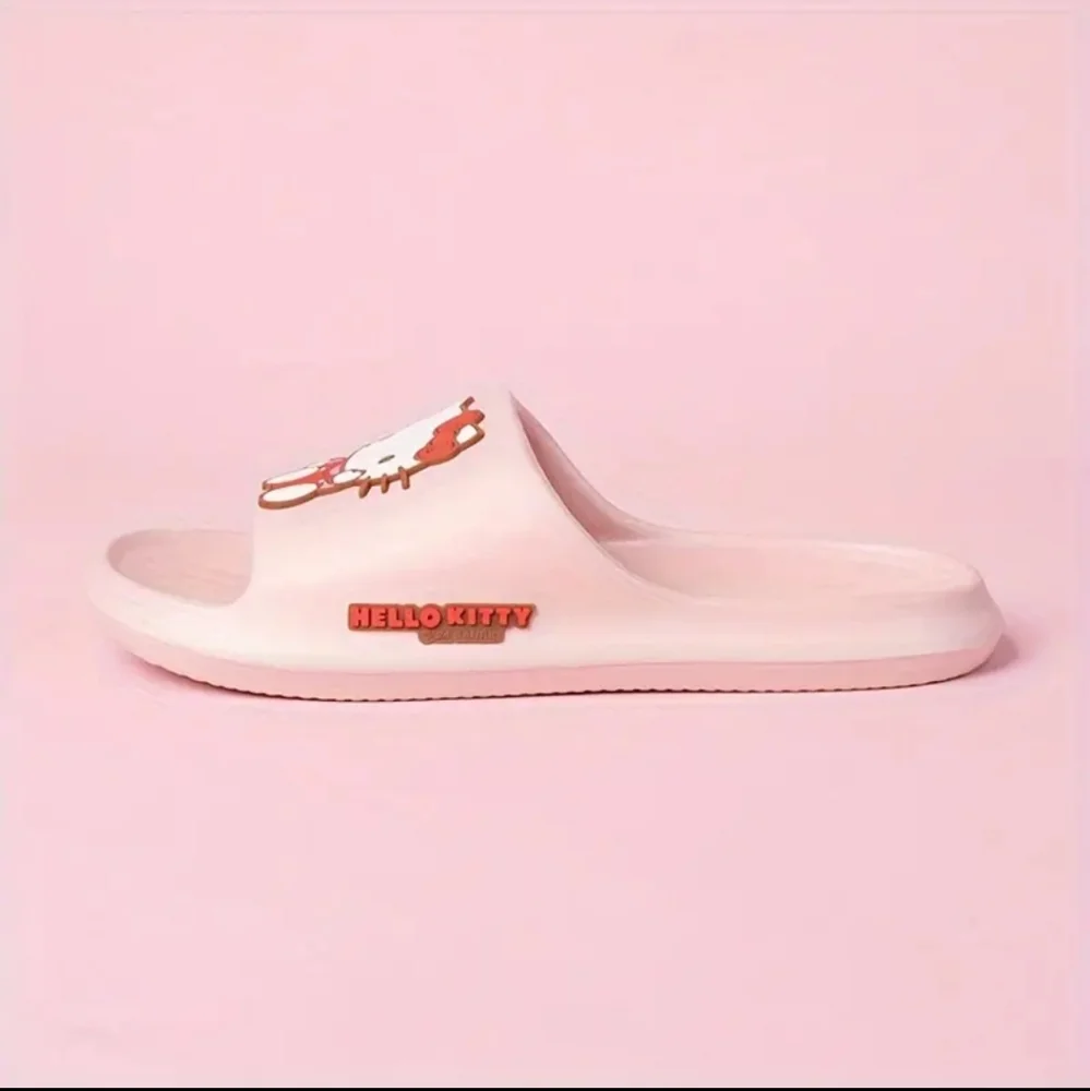 Hello Kitty Foam Graphic Slip On Casual Slides Size US 8.5/9